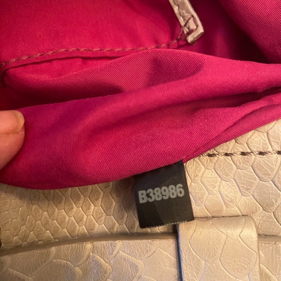 EUC Cole Haan Perry Street Casey Ivory Python Drawstring Hobo - Picture 8 of 11